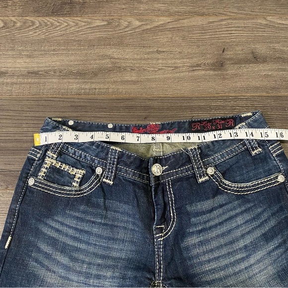 Rock & Roll Cowgirl jeans 29/34 western wear Blingy rodeo denim - Picture 11 of 16